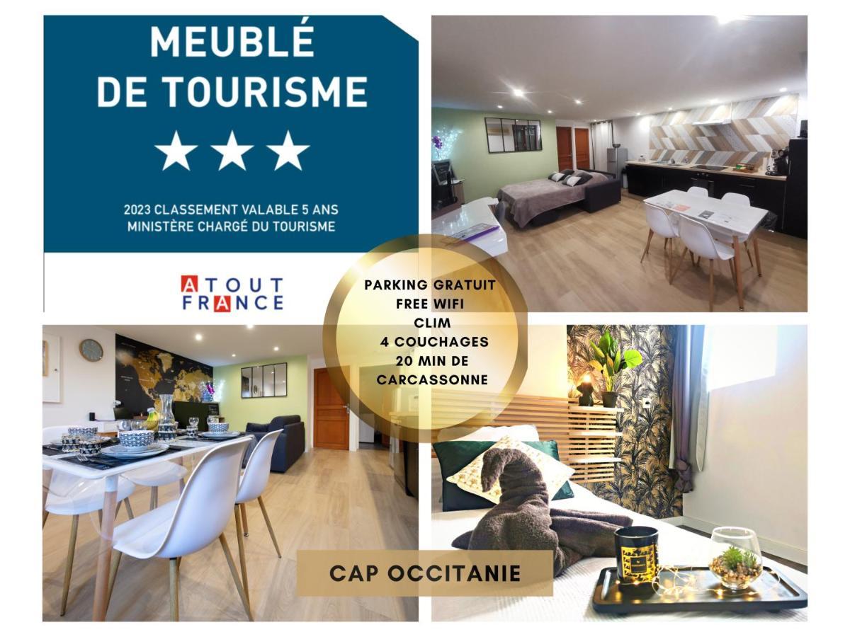 LE CONCORDE-Cosy-WIFI-Clim-Idéal-famille et pros Bram Extérieur photo