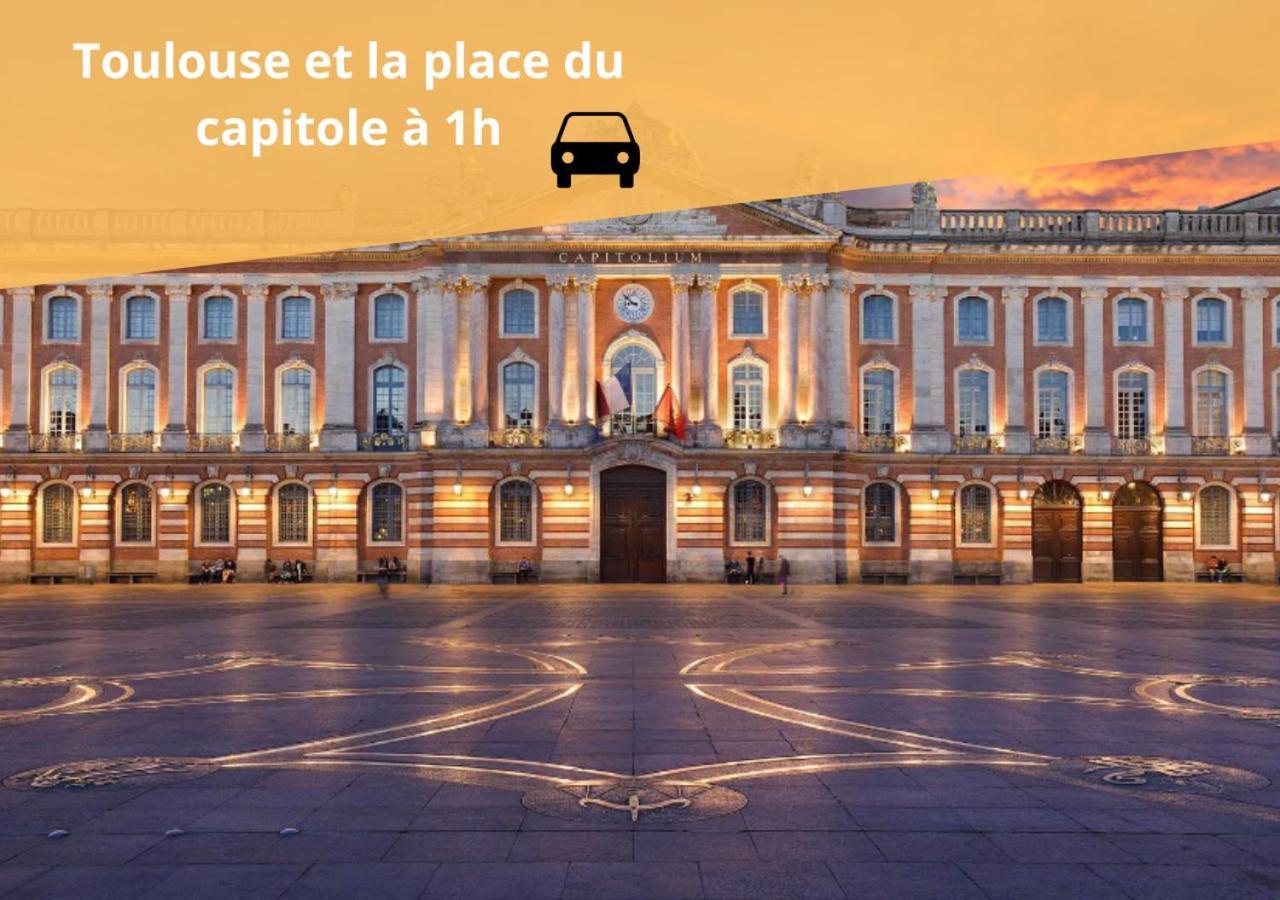 LE CONCORDE-Cosy-WIFI-Clim-Idéal-famille et pros Bram Extérieur photo